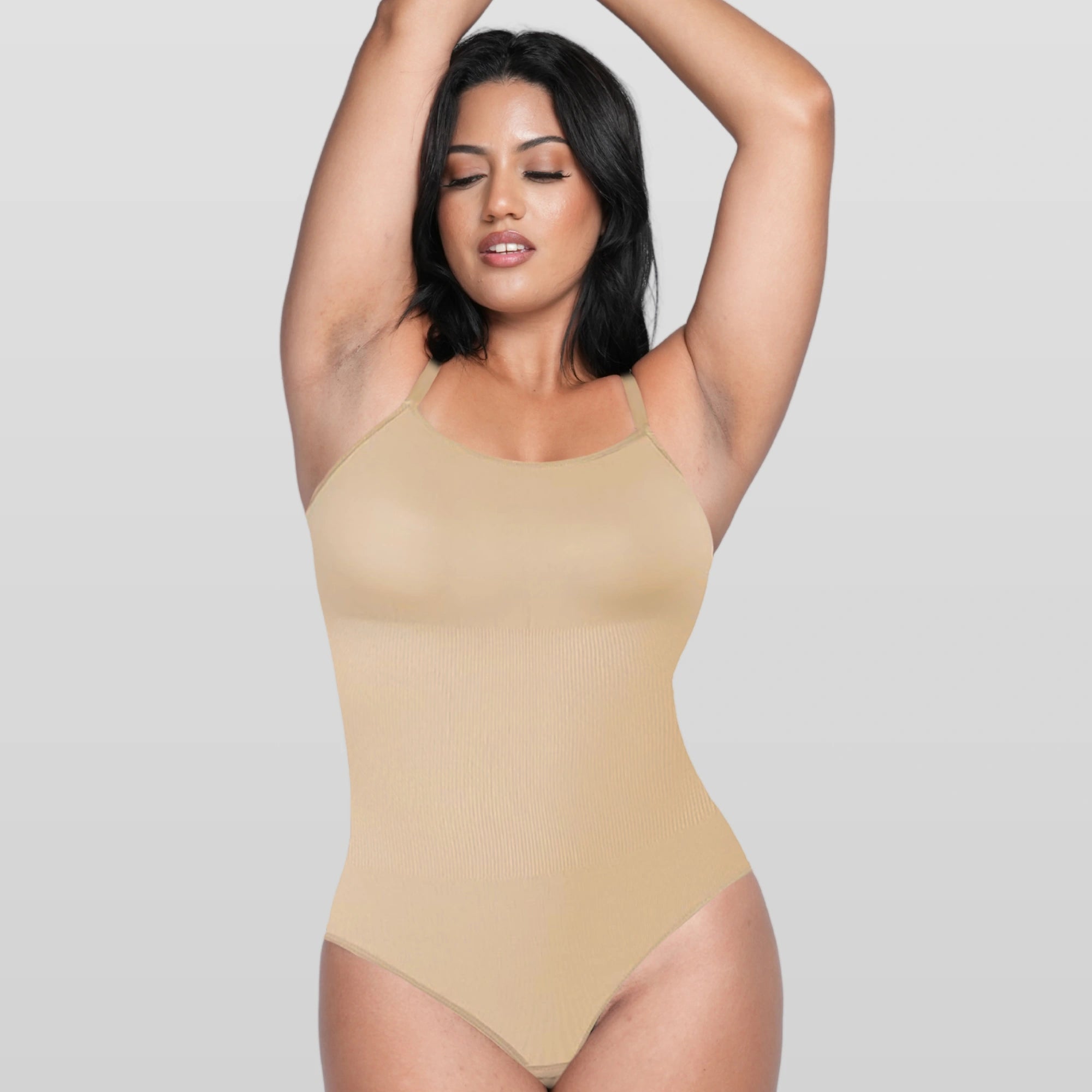 Square Neck Sculpting Bodysuit