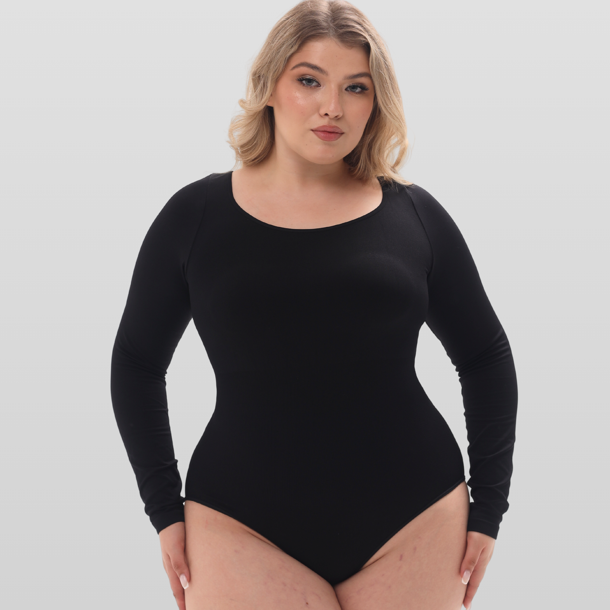 Long Sleeve Crew Neck Bodysuit