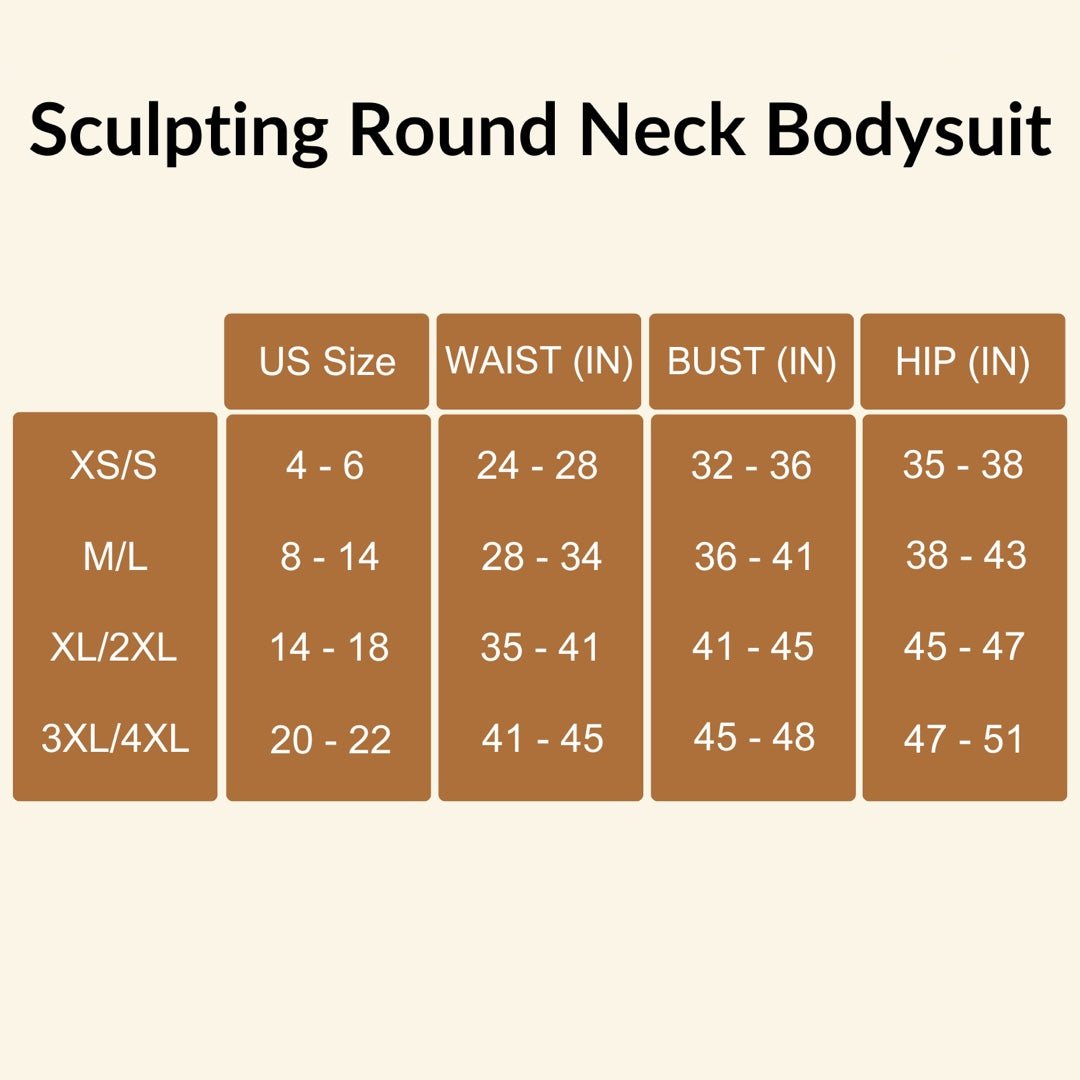 Luxmery Essentials Bundle - 2 Sculpting Bodysuits + 1 Round Neck Bodysuit - Luxmery