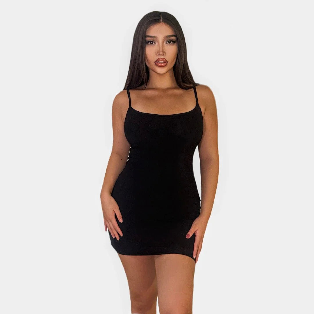 Sculpting Built-In Shapewear Dress - Luxmery