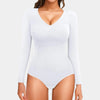 Sculpting Long Sleeve Bodysuits - Luxmery