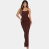 Square Neck Sculpting Maxi Dress - Luxmery