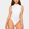 Turtle Neck Sleeveless Bodysuit - Luxmery